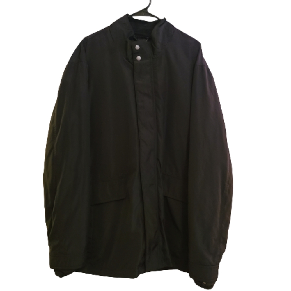 COLE HAAN  Zip & Snaps Jacket with removeable liner inside